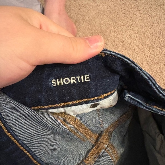 American eagle dark wash shortie size 14 - Picture 3 of 3